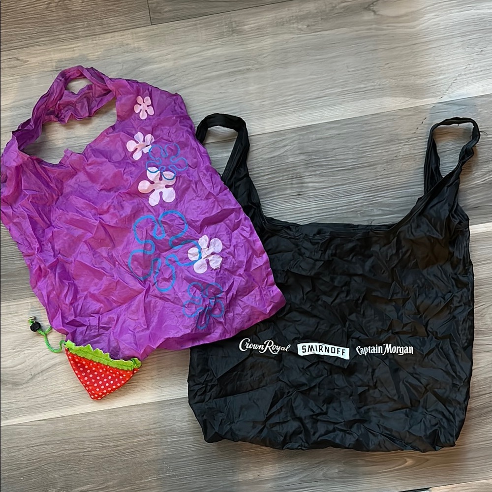 3 for $20 ✨ Collapsible Packable Nylon Reusable Tote Bags